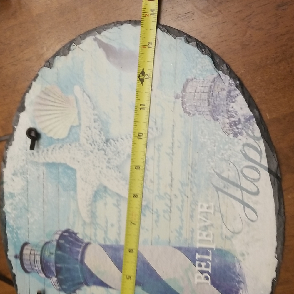 Nautical lighthouse slate sign - Picture 5 of 7